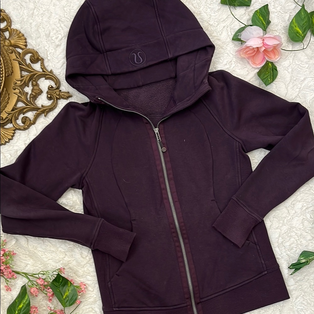 Burgundy Lululemon Scuba Hoodie
